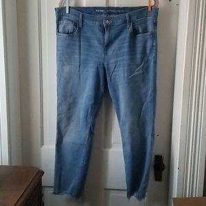old navy boyfriend straight Jean's size 14